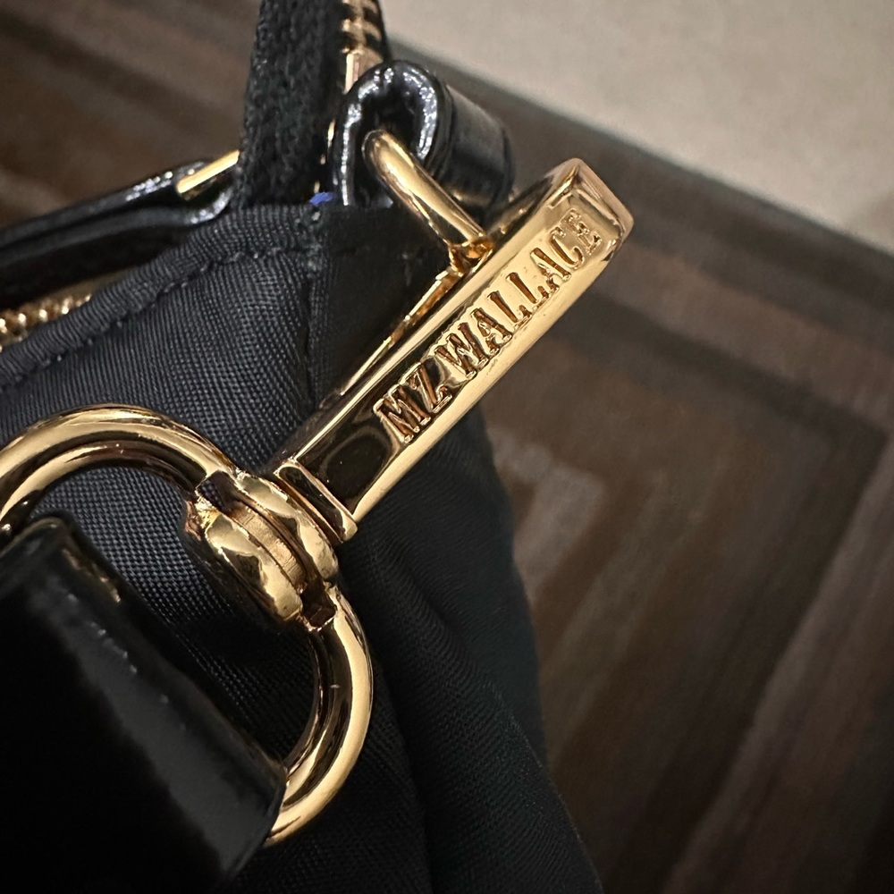 MZ Wallace Chelsea Petite Shoulder / Crossbody Bag NWT BLACK - Picture 4 of 10